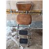 Image 1 : Chair with folding step stool- 36"H