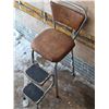 Image 3 : Chair with folding step stool- 36"H