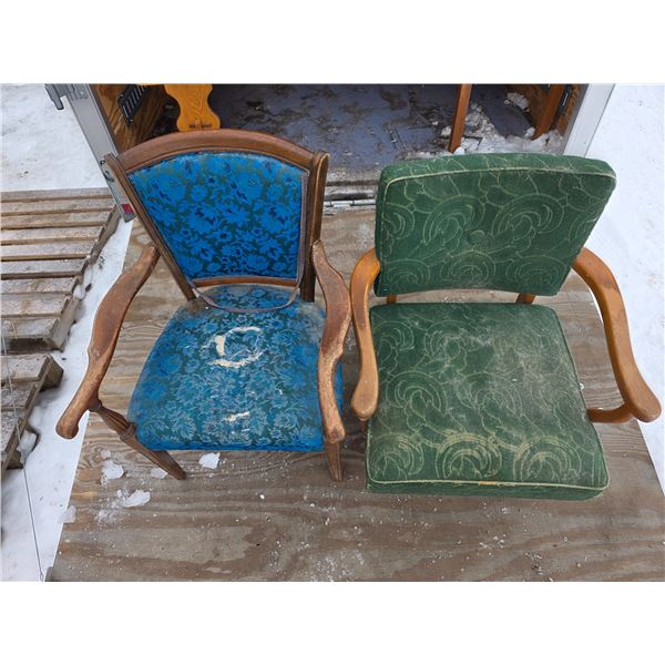 2 Antique chairs- 33"H