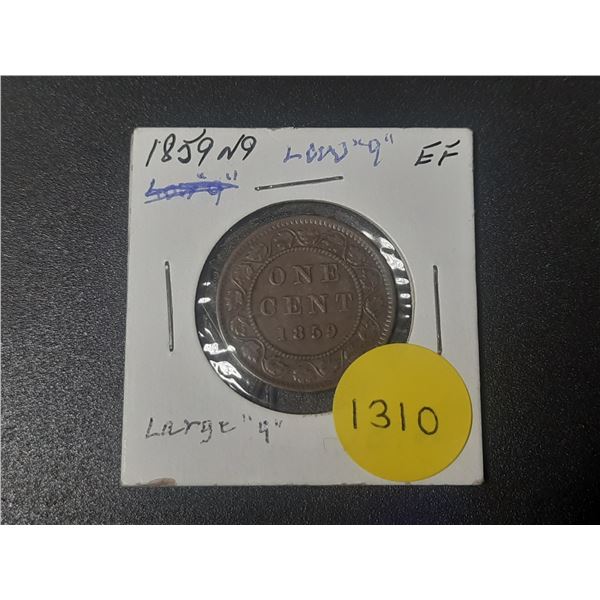 1859 Canadian Large Cents
