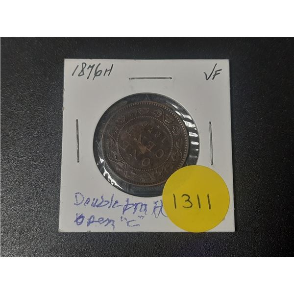 1876H Canadian Large Cents