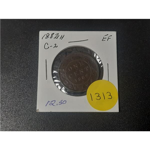 1882H Canadian Large Cents