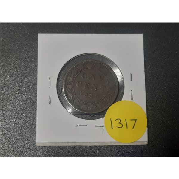 1887 Canadian Large Cents