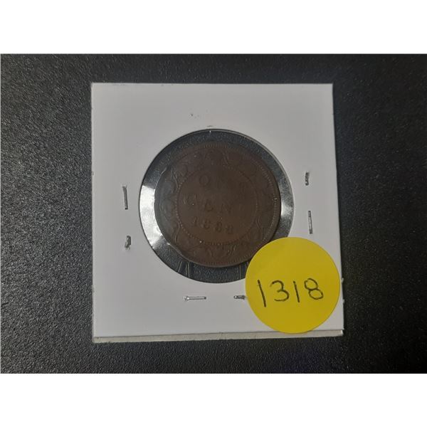 1888 Canadian Large Cents