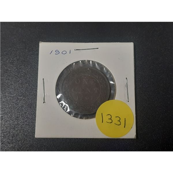 1901 Canadian Large Cents