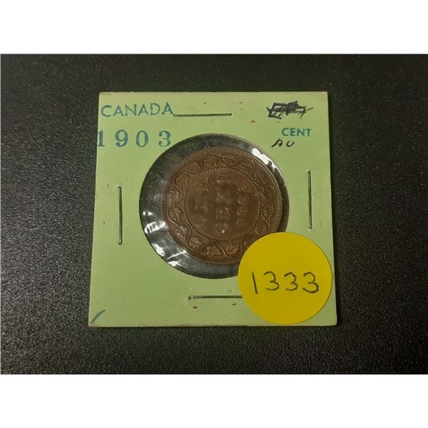 1903 Canadian Large Cents