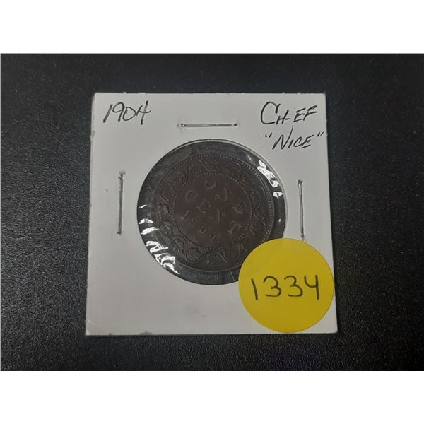 1904 Canadian Large Cents