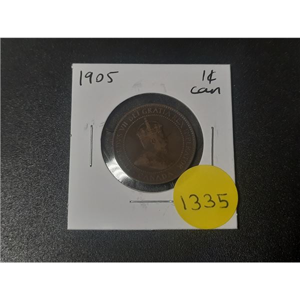 1905 Canadian Large Cents