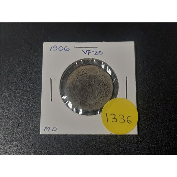 1906 Canadian Large Cents