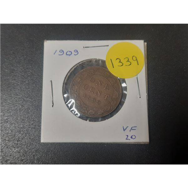 1909 Canadian Large Cents