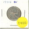 Image 1 : 1944 Canadian Silver Twenty Five Cents
