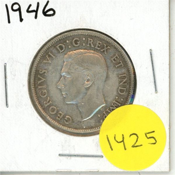 1946 Canadian Silver Fifty Cents