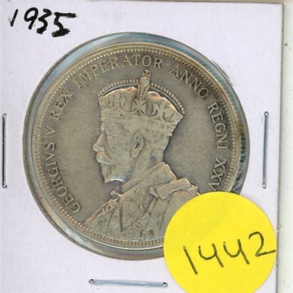 1935 Canadian Silver Dollar