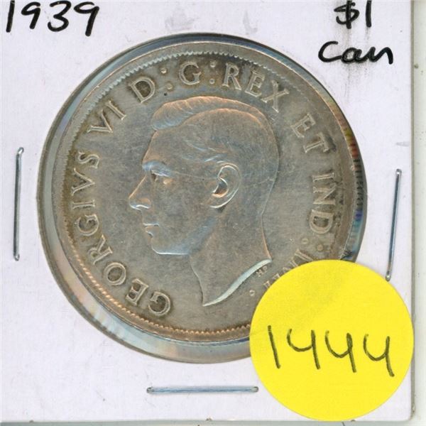 1939 Canadian Silver Dollar