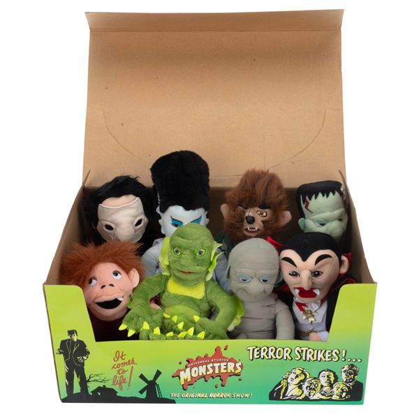 A Set of Rare Universal Studios Monsters CVS Beans with Display Box.