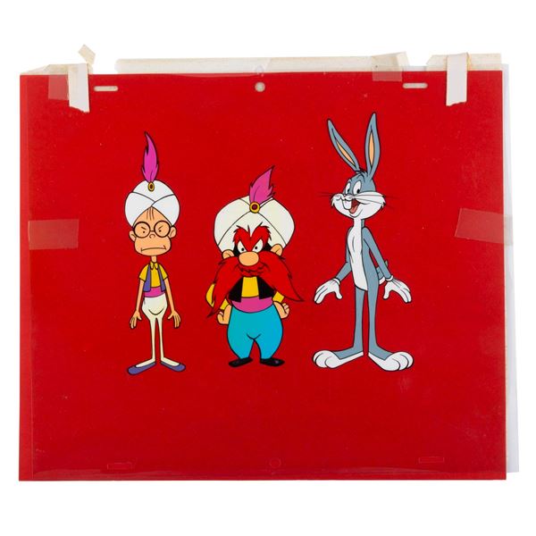 A Bugs Bunny and Yosemite Sam Model Cel.