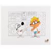 Image 1 : A Mr. Peabody and Sherman #23 Scene Cel.