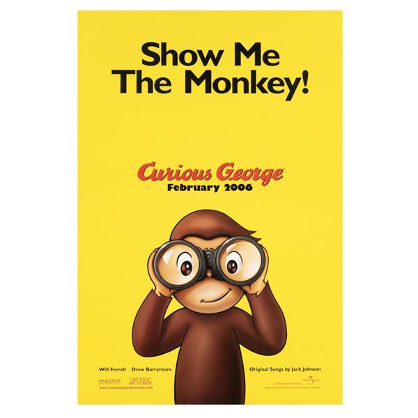 A "Curious George" One-Sheet Poster.