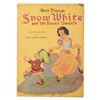 Image 1 : An Early Walt Disney's "Snow White and the Seven Dwarfs" Book.