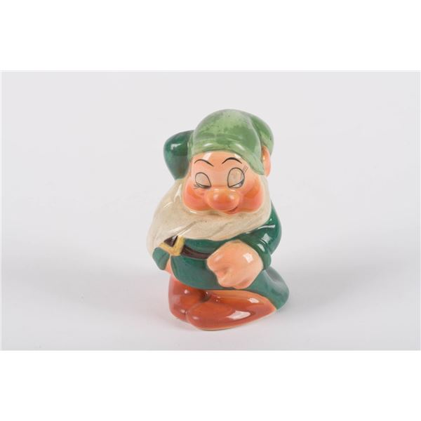 A "Snow White" Sleepy Ceramic Figurine by Zaccagnini.