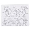 Image 1 : A Set of Seven Dwarfs Publication Model Sheets.