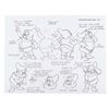 Image 2 : A Set of Seven Dwarfs Publication Model Sheets.