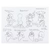 Image 3 : A Set of Seven Dwarfs Publication Model Sheets.