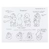 Image 7 : A Set of Seven Dwarfs Publication Model Sheets.