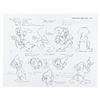 Image 8 : A Set of Seven Dwarfs Publication Model Sheets.
