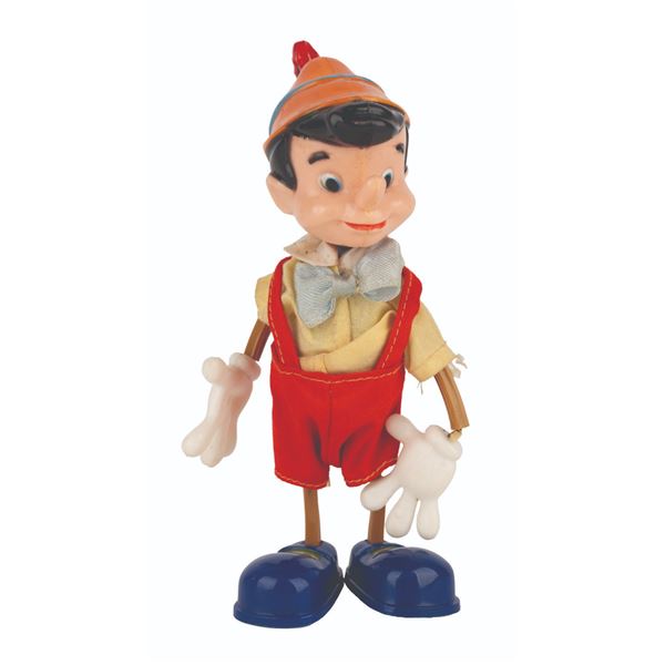 A 1960s Marx Twistable Pinocchio Toy.