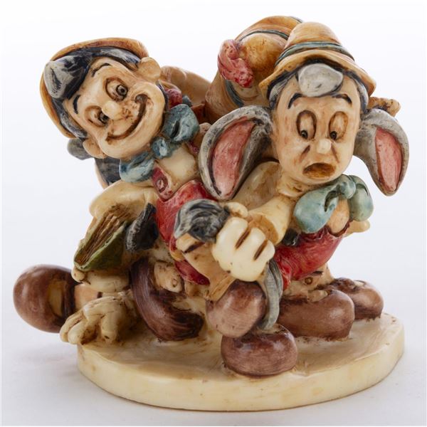 A Harmony Kingdom "Many Moods of Pinocchio" Trinket Box.