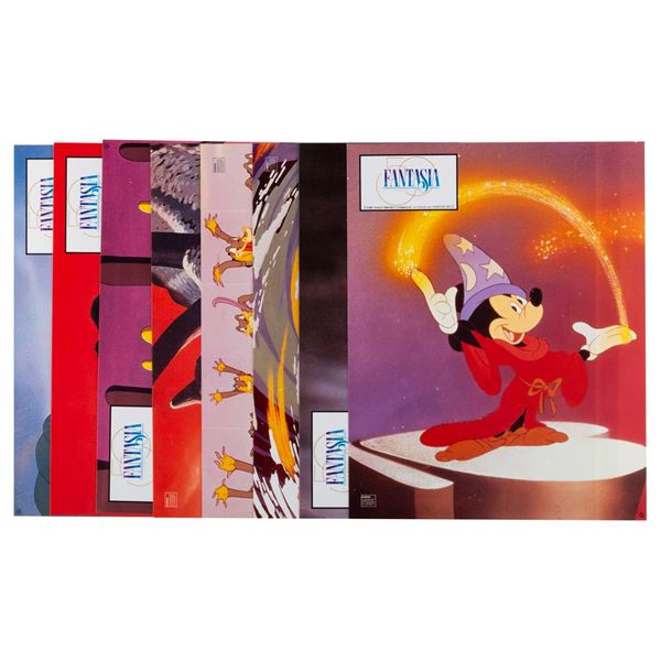 A Set of German "Fantasia" 50th Re-release Lobby Cards.