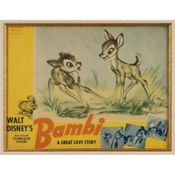An Original Release "Bambi" Lobby Card.