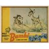 Image 1 : An Original Release "Bambi" Lobby Card.