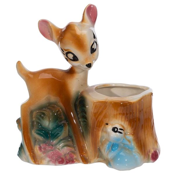 A "Bambi" Ceramic Planter.