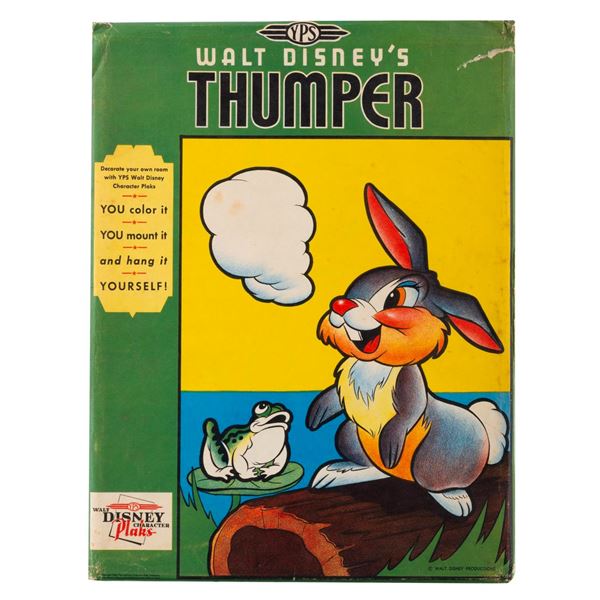 A 1940s "Bambi" Thumper Character Plak.