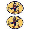 Image 1 : A Pair of Donald Duck Bond Bread WWII Patches.