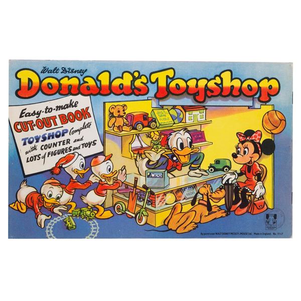 A British Donald's Toyshop Cut-Out Book.