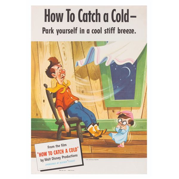 A "How To Catch a Cold" Cool Breeze Poster.