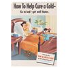 Image 1 : A "How to Catch a Cold" Go to Bed Poster.