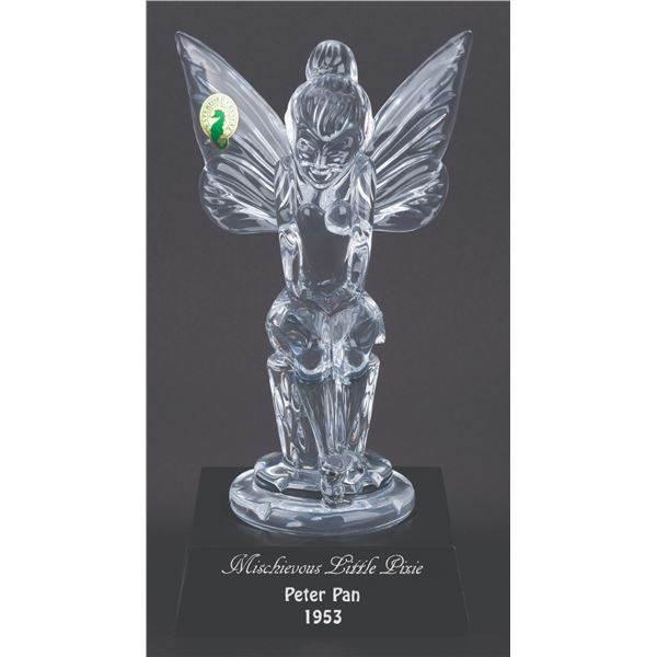 A Waterford Crystal Tinker Bell Sculpture.