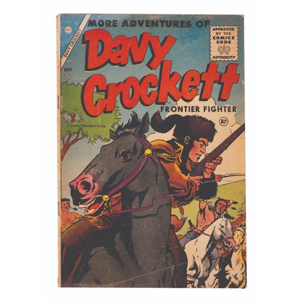 A 1955 Davy Crockett Frontier Fighter Comic Book.