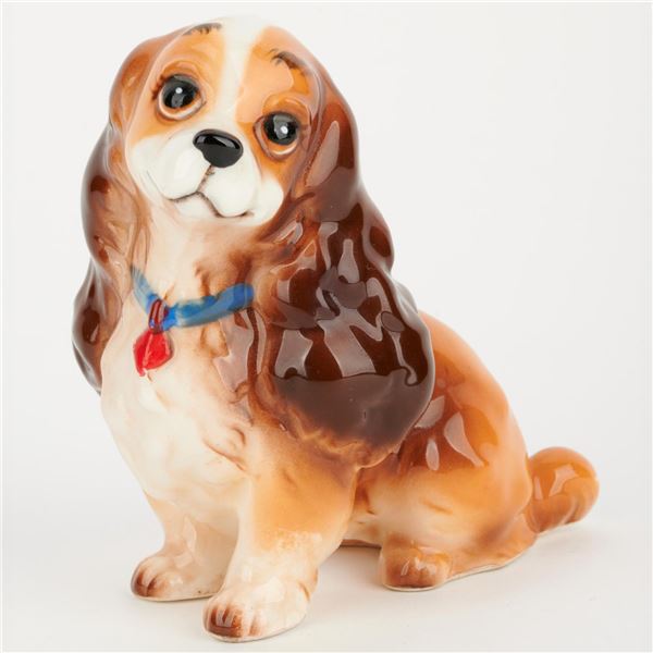 A "Lady and the Tramp" Lady Ceramic Figurine.