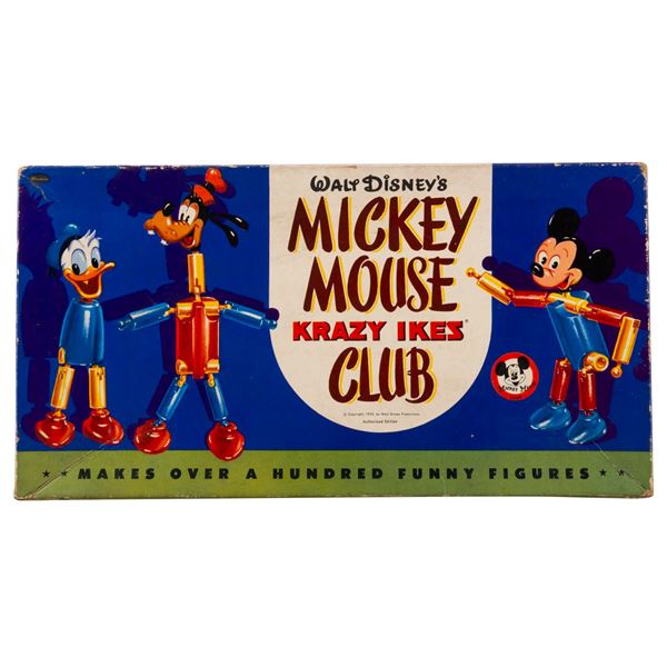 A Mickey Mouse Club Krazy Ikes Play Set.