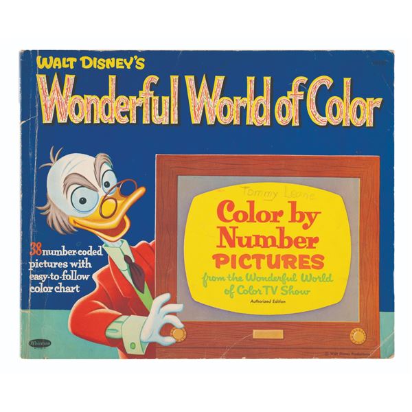 A Wonderful World of Color - Color By Number Book.