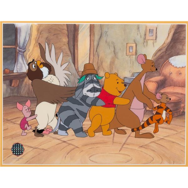 A "Fun to Be A Tigger" Winnie-the Pooh Sericel.