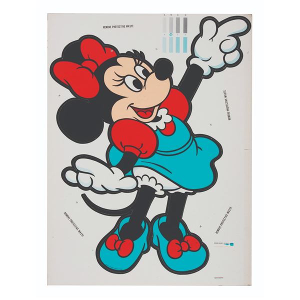 A Minnie Mouse Wall Decoration.