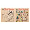 Image 2 : A Pair of Mickey Christmas Color-On Posters with Comics.