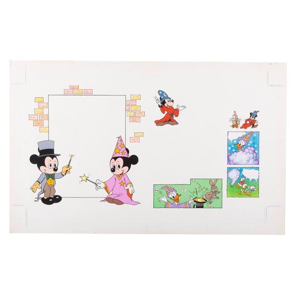 Original Book Art for a Disney Magic Activity Book.