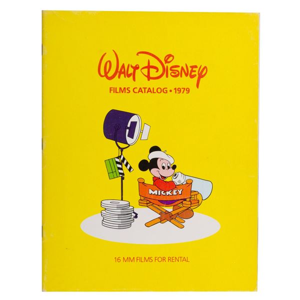 A 1979 Walt Disney Films Rental Catalog.